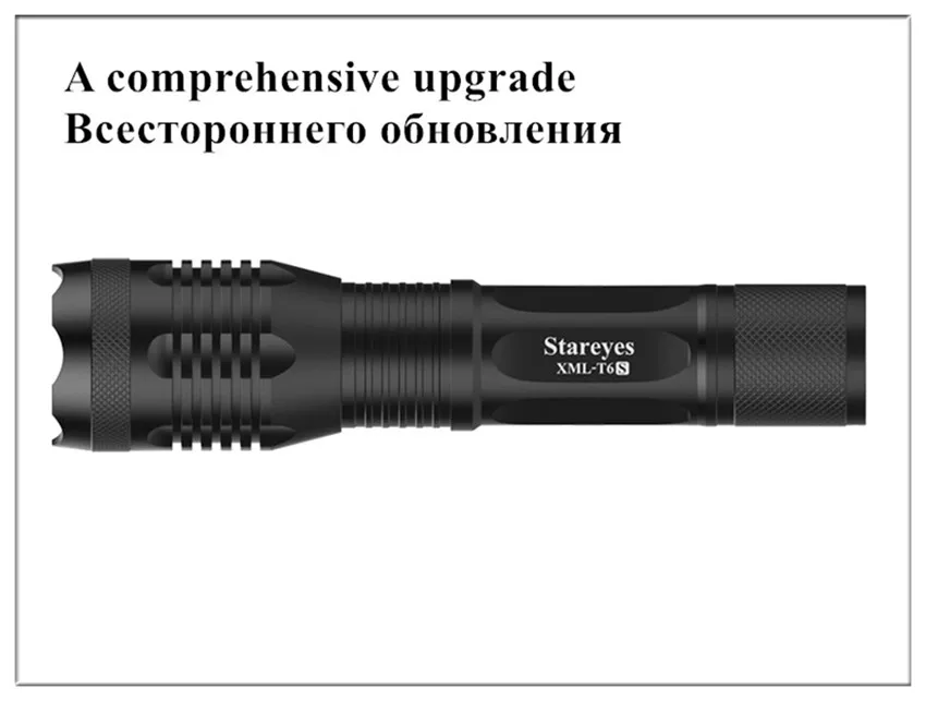 40 шт. последняя версия ультра яркий XML-T6S 4000лм светодиодный фонарик масштабируемый фонарик 18650 аккумуляторная батарея зарядное устройство