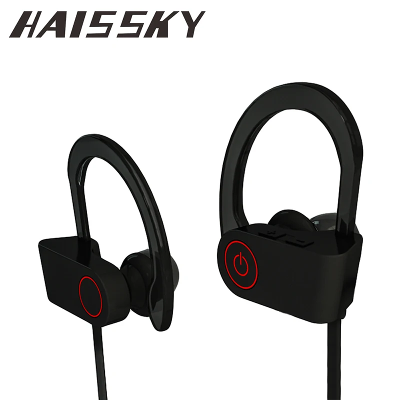 Bluetooth Headphone Stereo Fitness Running Sports Wireless Earphone For iPhone X 8 7 6 Plus Samsung S9 S8 S7 Headset Microphone