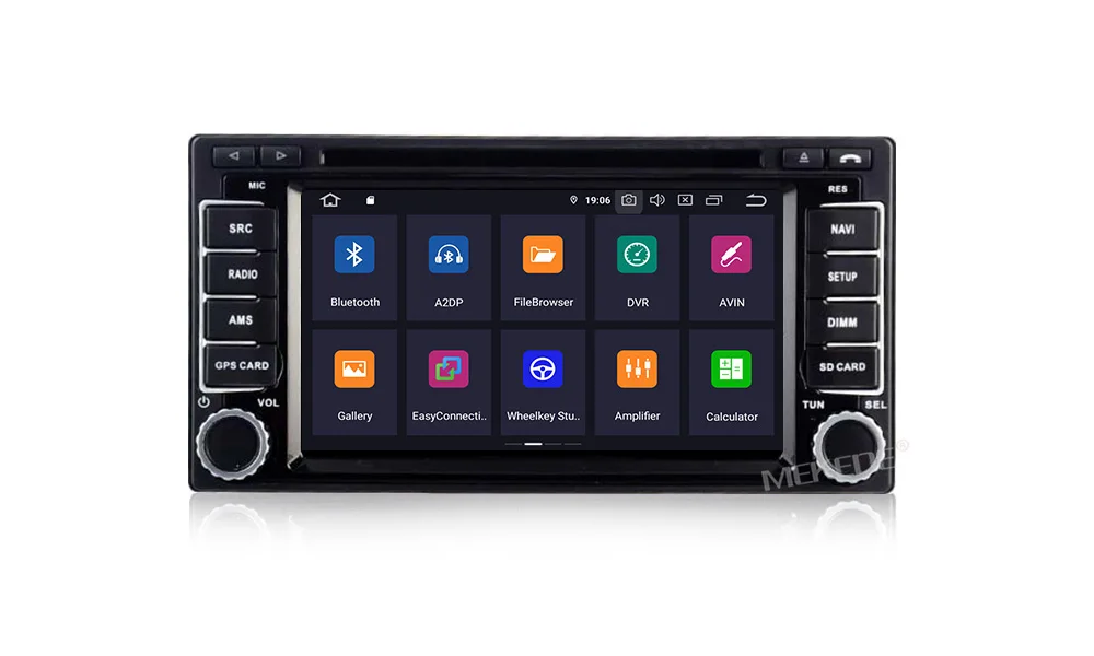 Excellent MEKEDE Android 9.0 Quad core Car Multimedia DVD Player for Subaru Forester Impreza 2008-2012 with GPS navigation radio stereo 7
