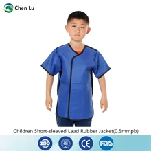 Одежда с короткими рукавами для защиты от гамма-лучей и рентгеновских лучей 0,5 mmpb Детская куртка