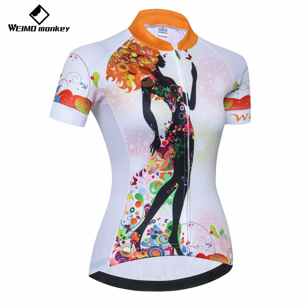 Weimomonkey Road cycling jersey youth Short sleeve Women Bike jersey