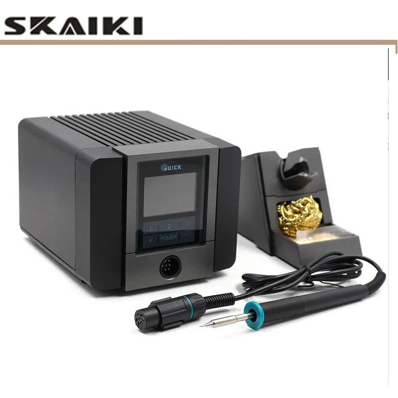 

Skaiki Quick TS1200A lead-free intelligent sleep function soldering station 120W big power LED Display solder ststion