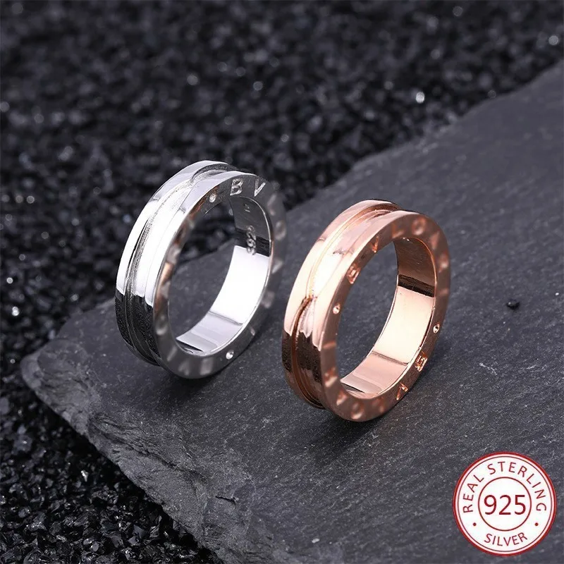 

925 sterling silver ring fashion street brand new couple jewelry letter star with the same style Valentine's Day gift 2019 new
