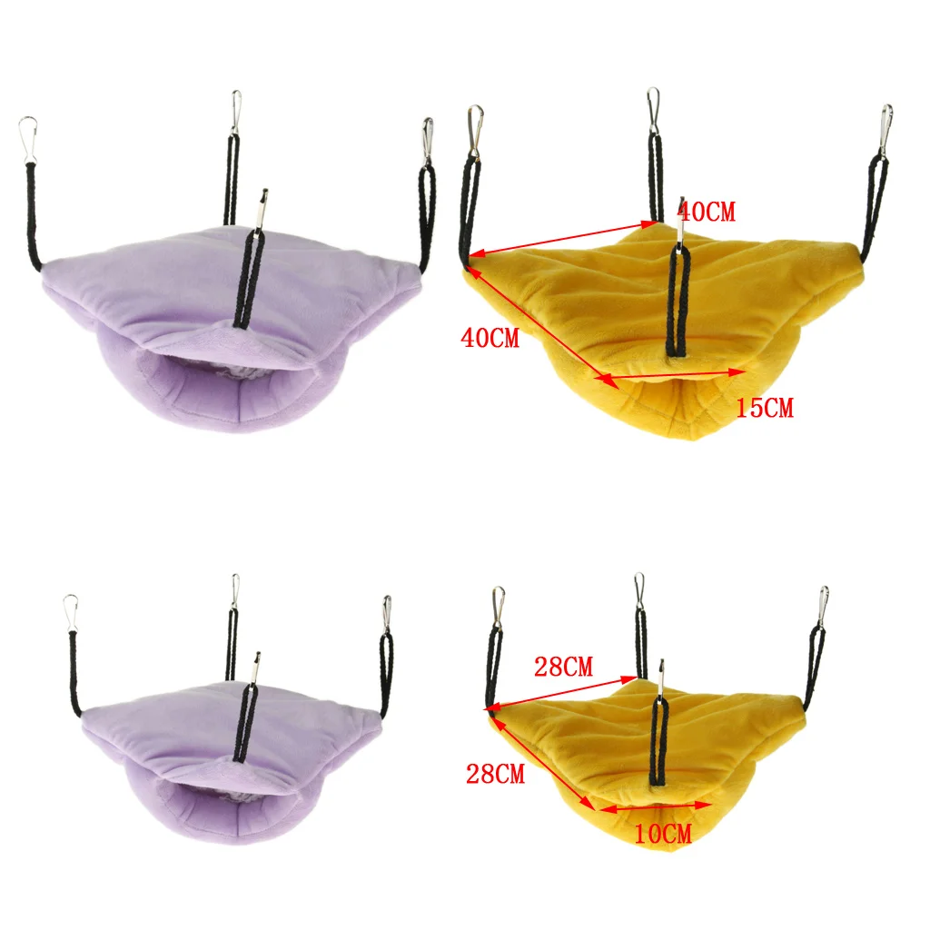 Amagogo Parrot Budgie Lovebird Parakeet Cotton Comfy Hammock Bed Nest
