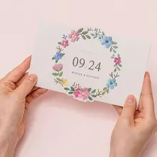 50 шт. любой язык Пользовательский логотип приглашение юбилей Свадьба мальчишник прием гостей в доме невесты Пригласительные открытки