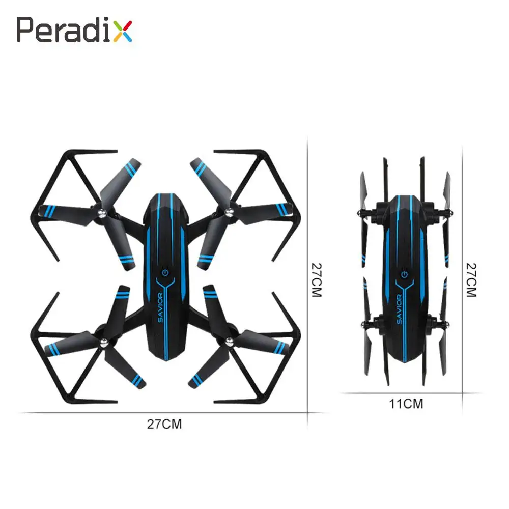 

Peradix Quadcopter 480p 2.4GHz 8809 6-Axis Gyro 4 Channel One Key Take Off APP Remote One Key Landing Altitude Hold Wireless