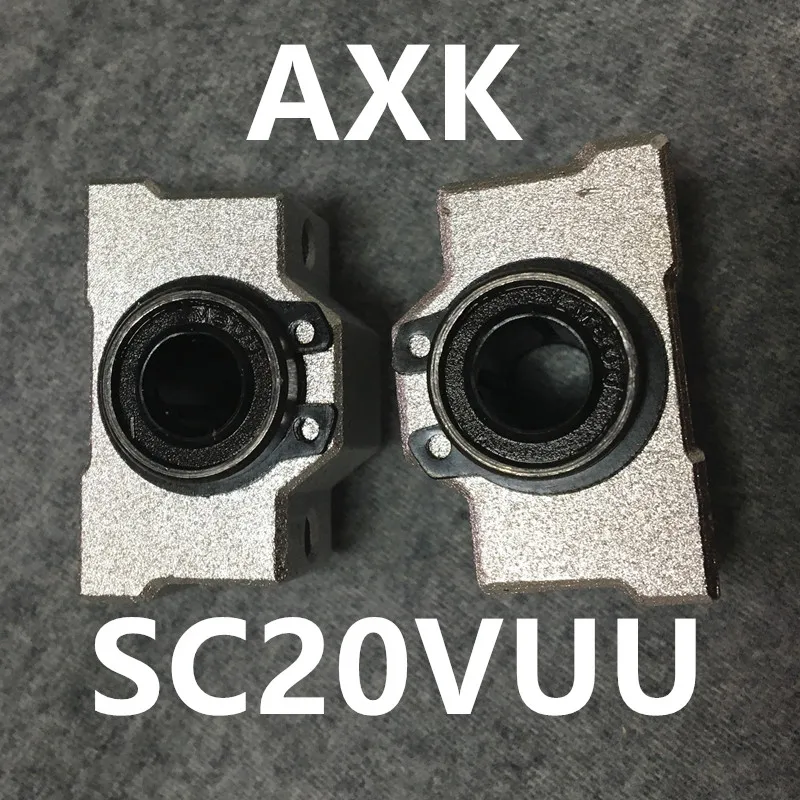 

2023 Rolamentos 2 Pcs Sc20vuu Sc20v Scv20uu Scv20 20mm Cnc Diy Unit Short Slide Block Linear Bearing Units For Xyz Table Router