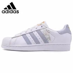 Оригинальный Новое поступление Adidas Originals SUPERSTAR W Женская обувь для скейтбординга кроссовки