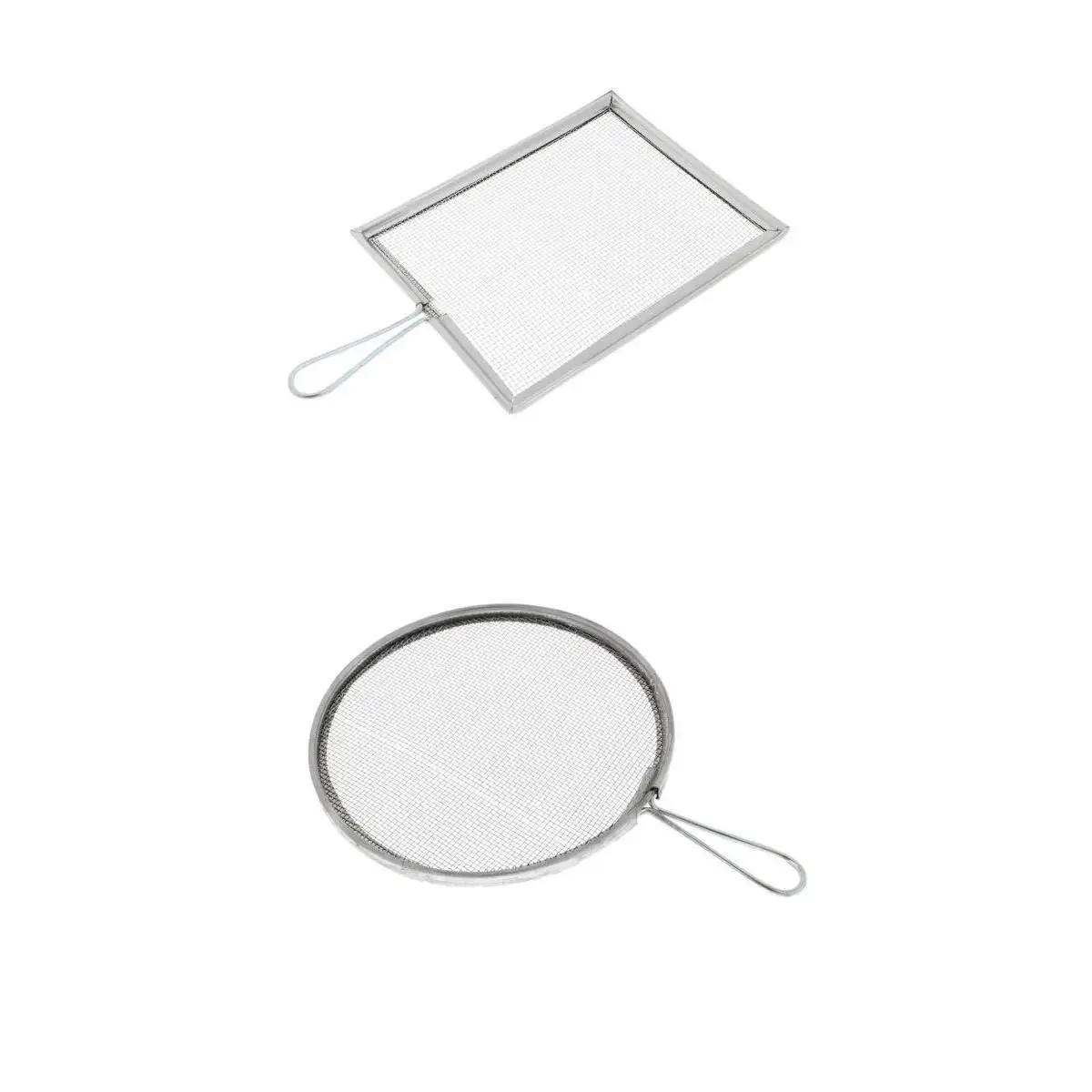 2 Pieces Ceramic Glaze Filtering Tools Steel Mesh Strainer Filter Sieve Pottery Craft