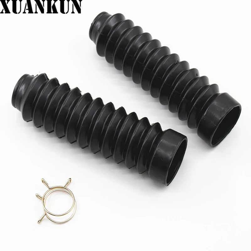 

XUANKUN Motorcycle Accessories GS125 Front Fork Front Shock Absorber Dust Cover Shock Absorber Leather Dust Cover