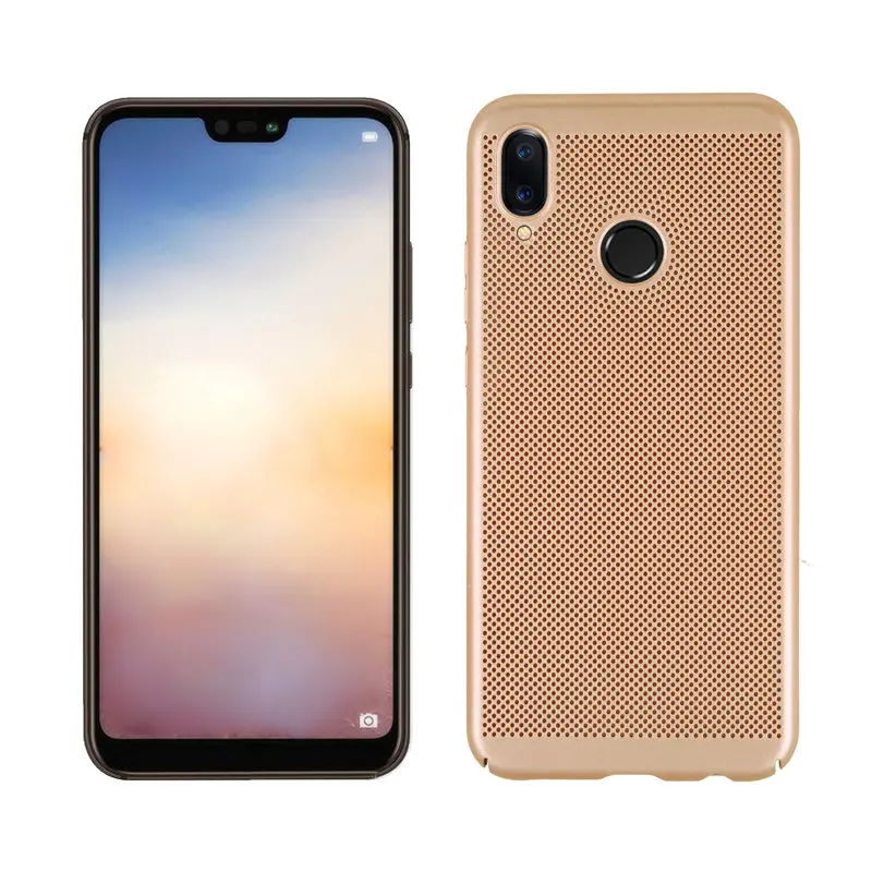 Portefeuille Cooling Ultra Thin Heat dissipation Phone Case For Huawei P20 Lite Shockproof Back Cover Hard PC Plastic Shell Case05