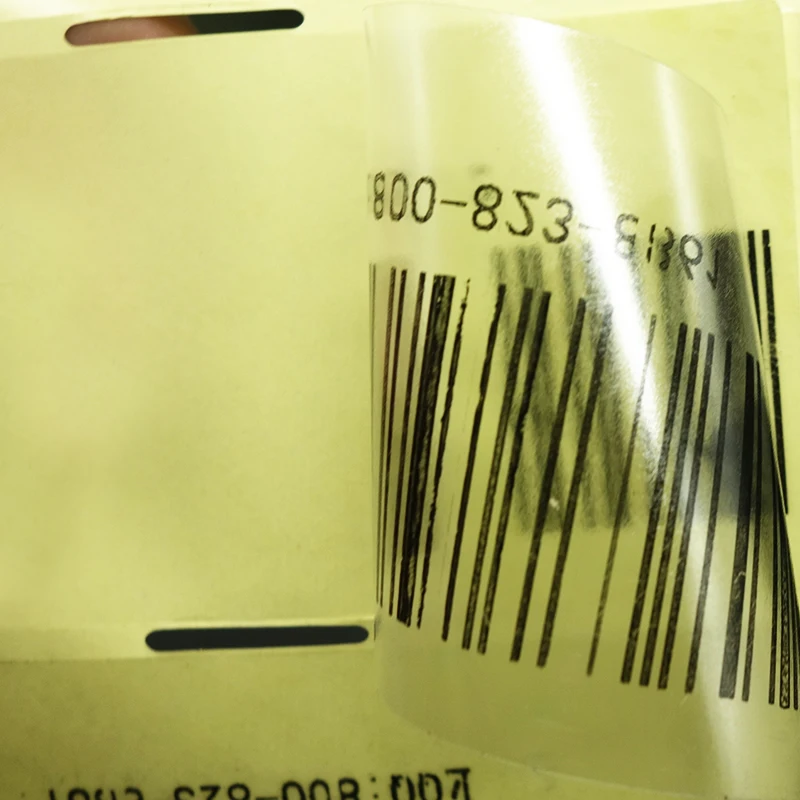 2000 Piece Closure labels on roll-Transparent-Ø 50 MM 