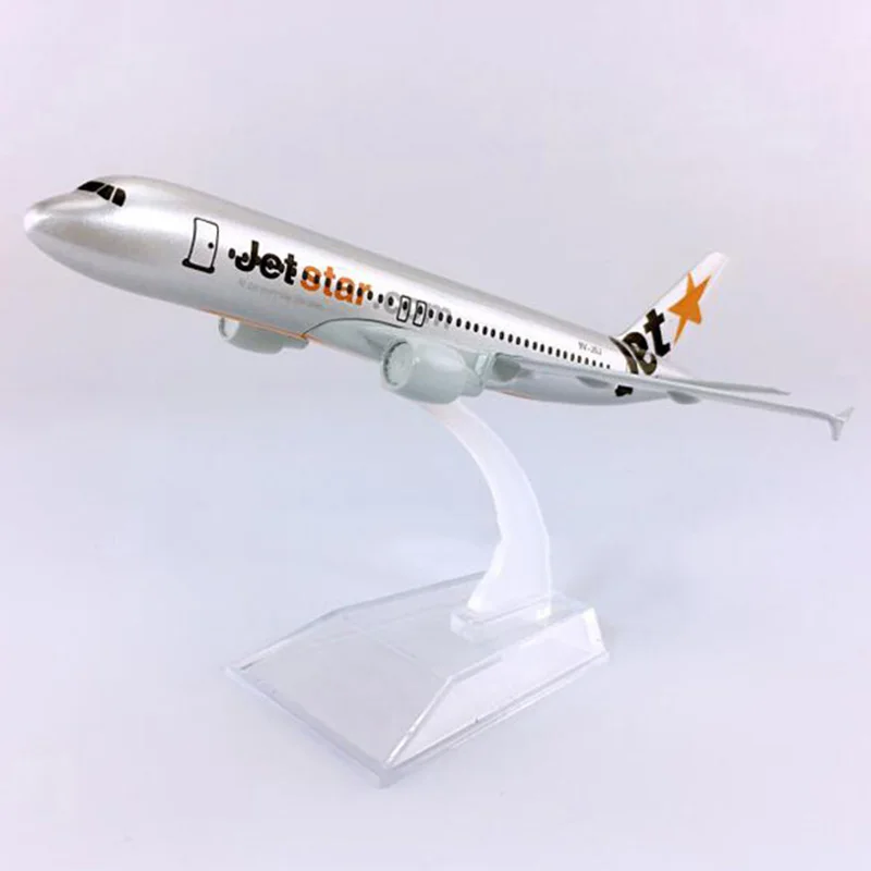 16 см 1:400 Airbus A320-200 модель самолета JETSTAR авиакомпания с базовым сплавом самолет коллекционный дисплей коллекция украшений для дома