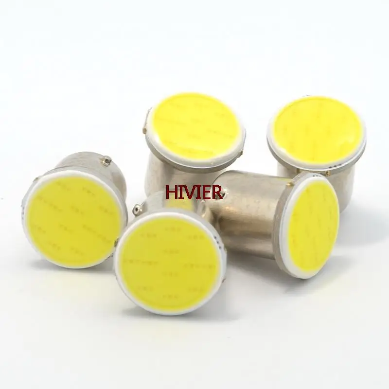 Wholesale new White 10pcs Cob P21w 12Led 12smd 1156 1157 Ba15s 12v Bulbs Rv Trailer Truck Car Styling Light Parking Auto Lamp