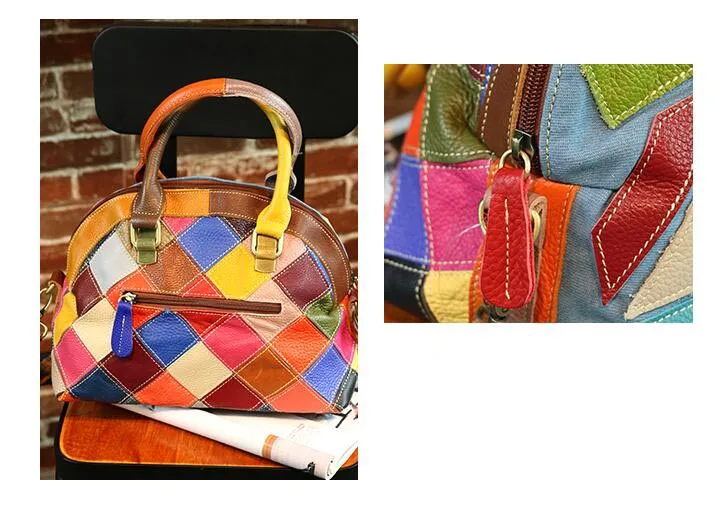 CHSANATO новые сумки маленькие летние модные женские сумки-мессенджеры из натуральной кожи лоскутные дизайнерские сумки высокого качества