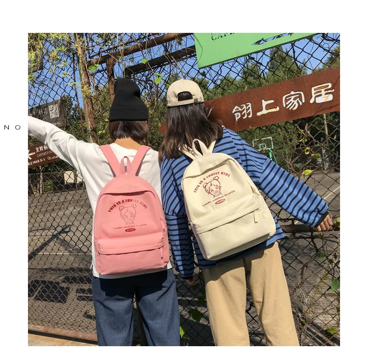 Menghuo Preppy Style Women Backpack for School Teenager Girls School Bag Ladies Canvas Fabric Backpack Female Bookbag Mochilas_34_18