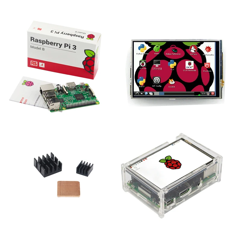 Prix pour ROYAUME-UNI Fait Raspberry Pi 3 Modèle B Conseil + 3.5 pouce LCD TFT Écran Tactile + Acrylique Cas + dissipateur de Chaleur pour RPI3 Livraison Gratuite Prix pour ROYAUME-UNI Fait Raspberry Pi 3 Modèle B Conseil + 3.5 pouce LCD TFT Écran Tactile + Acrylique Cas + dissipateur de Chaleur pour RPI3 Livraison Gratuite