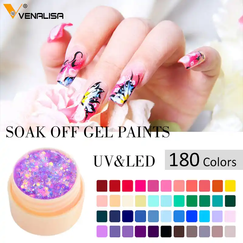 Venalisa Painting Gel Hot Sell Nail Art Uv Led 180 Colors 5ml Professional Nail Paint Color Gel Polish Uv Color Gel Lacquer Gels Venalisa Painting Gel Hot Sell Nail Art Uv Led 180 Colors 5ml Professional Nail Paint Color Gel Polish Uv Color Gel Lacquer Gels