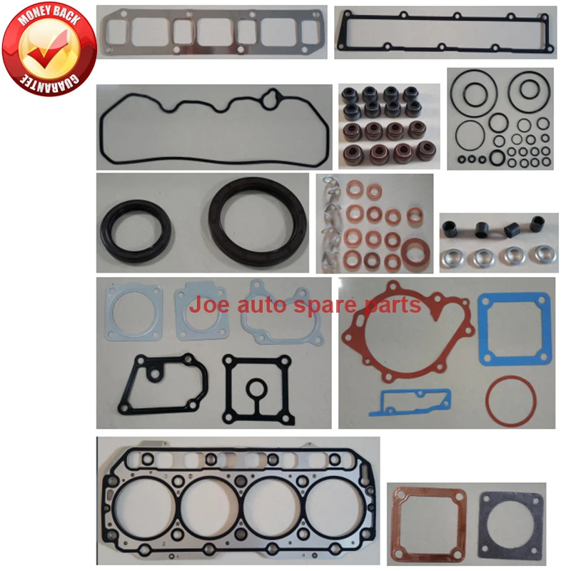 Engine Full gasket set kit for Yanmar Diesel Engine: 4D106 4TNE106 Engine Full gasket set kit for Yanmar Diesel Engine: 4D106 4TNE106