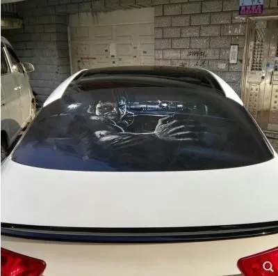 

HD inkjet rear window stickers 3D stereo stickers decorative car stickers Rear window windmill stickers modified film-199