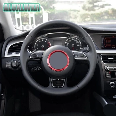 Decorative Circle Sequins Bright Interior Refit Stickers Car-styling for Audi A1 A3 S3 A4 A5 S5 A7 S7 Q3 Q5 TT Steering Wheel | Автомобили