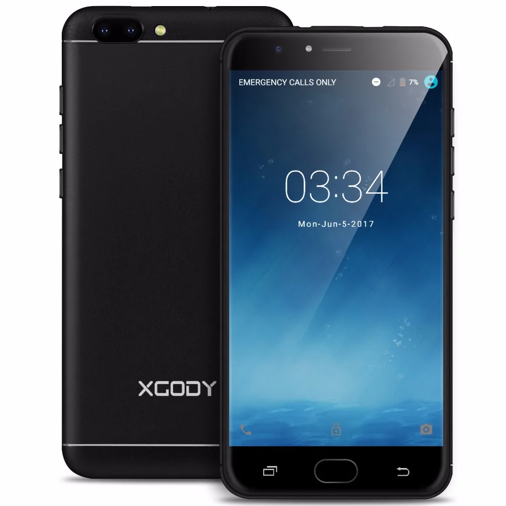 XGODY 4G LTE 5 дюймовый смартфон 1 Гб ОЗУ 16 ПЗУ 13 0 МП мобильный сенсорный MTK6737