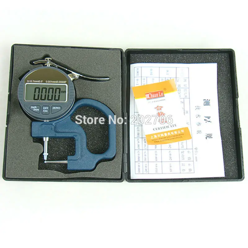 0.01mm Digital Tube Thickness Gauge dial thickness gauge for pipe Tube