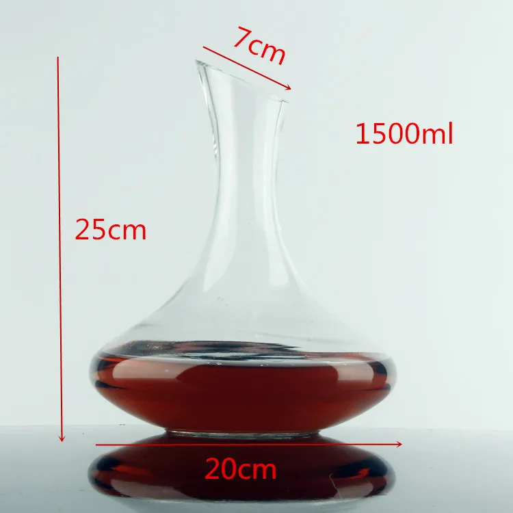 1.5L Oblique pot Big belly decanter Quick wine decanter Wine divider Wine containers