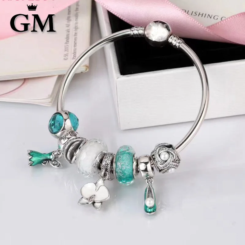 

GM100%925 Sterling Silver Original Copy Of High Quality 1:1 Bracelet Logo Free Package Manufacturers Wholesale