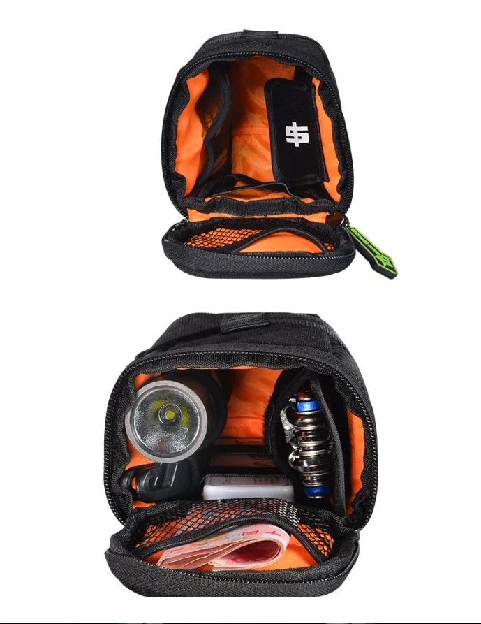 Excellent ROCKBROS Bicycle Bike Rear Bag Rainproof Nylon Bike Saddle Tube Bag Outdoor Cycling Mountain Bike Back Seat Tail Pouch Package 22