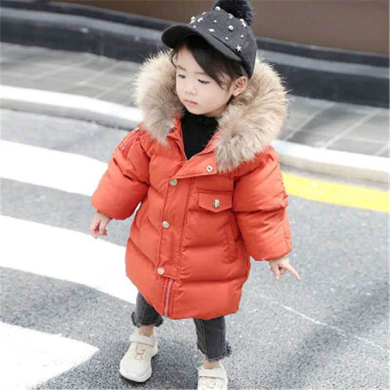 Scsech  Boys Girls Winter Coat Children Parkas Outerwear & Coats Pattern Warm Down Hooded Coat Boys Girls Clothes Jacket S8E05 (4)