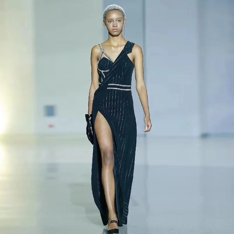 

Fashion robe femme sexy dresses woman party night black temperament dress for women vadim summer elegant erening vestido mujer