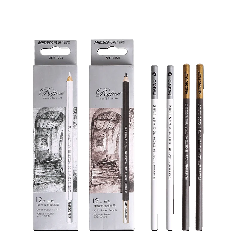 Buy Marco Raffine Sketch Pencils White Premier Soft