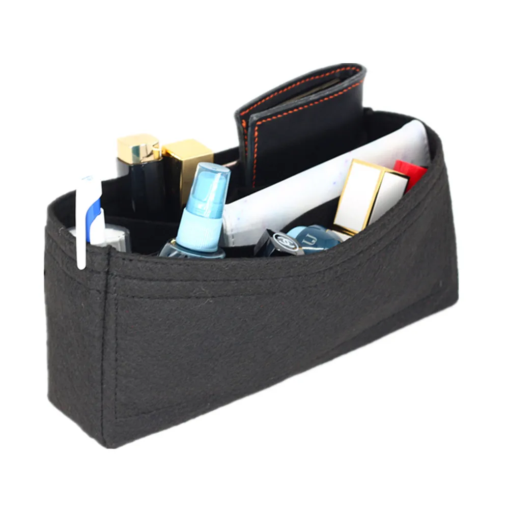 For Handbag insert CROISETTE insert Inner Purse Portable Cosmetic handbag  make up organizer box storage dropshipping - AliExpress