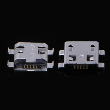 

10 Pcs Type B Micro USB 5 Pin Female Charger Mount Jack Connector Port Socket