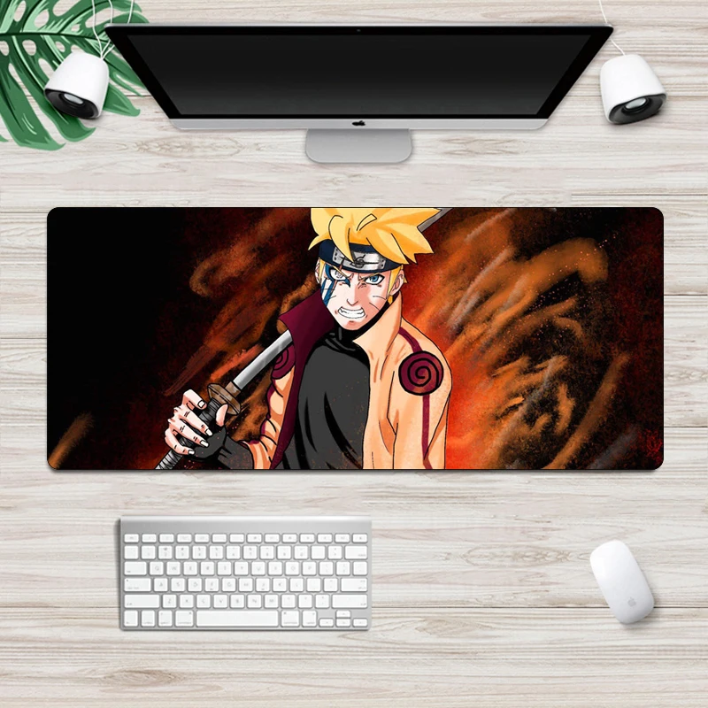 70x30cm Large Anime NARUTO Gaming Mousepad Non-slip Locking Edg Mouse pad Rubber Laptop Notebook Desk Mat Computer Gamer