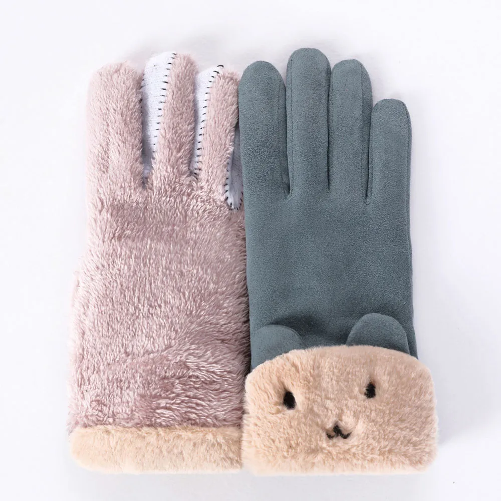 KANCOOLD зимние перчатки женские модные 1 пара s полный митенки для пальцев теплые уличные спортивные велосипедные лыжные ветрозащитные PSEPO4