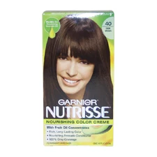 Garnier U-HC-3687 Nutrisse Nourishing Color Creme No. 40 Dark Brown - 1 Application - Hair Color (1)