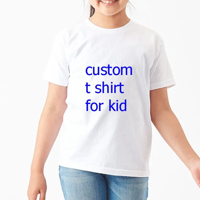 

2019 3D Print Custom Children T Shirts Kids Casual Tops Customize Drop Shipping Wholesalers Personality Custom For Kids