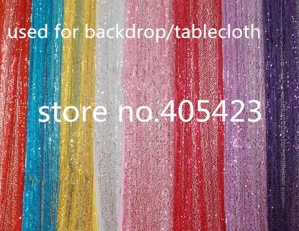 1 5m Width Sparkly Gold Silver Purple Red Pink Tiffany Blue Sequin