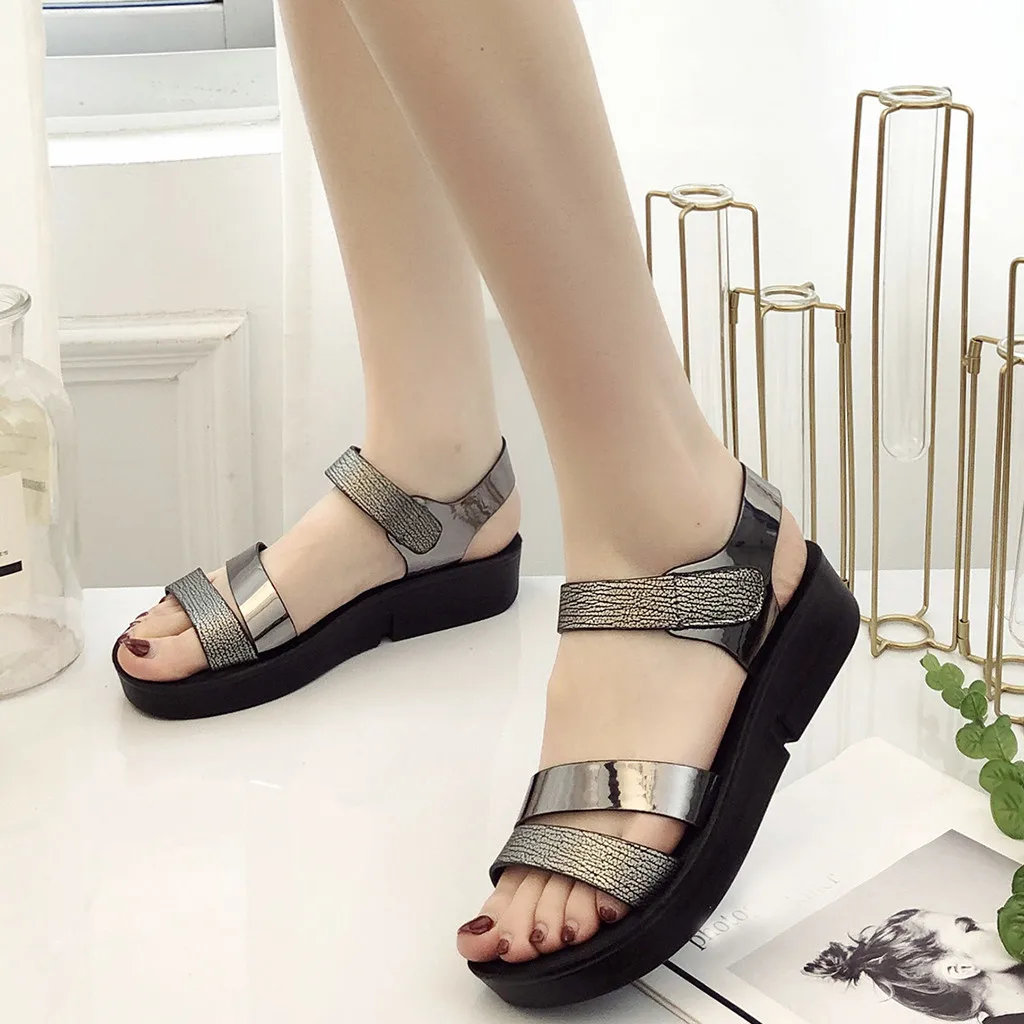 shoes woman sandals high heels women sandals flat casual shoes summer sandals women 2019 summer shoes genuine platform
