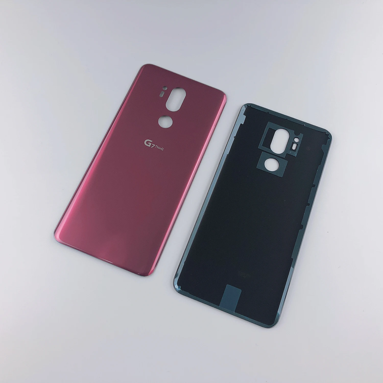 Оригинальная задняя крышка для LG G7 ThinQ G7+ G710 G710EM корпус стеклянная крышка батареи+ наклейка