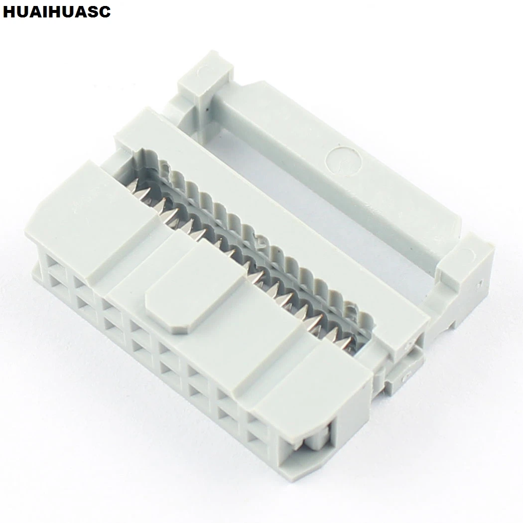100 шт за лот 2 54 мм Шаг 2x8 Pin 16 гнездо FC разъема IDC наружный коллектор разъем|connector