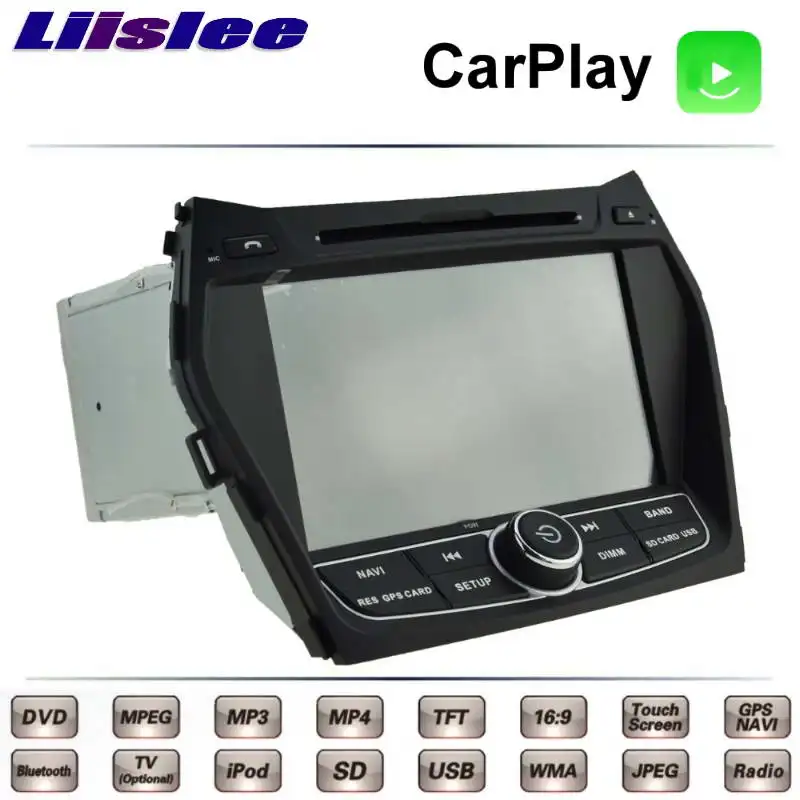 Liislee для hyundai ix45 Santa Fe Grand DM 2012~ Автомобильный мультимедийный телевизор DVD gps Радио Carplay стиль навигация Navi - Цвет: 3360-ix45