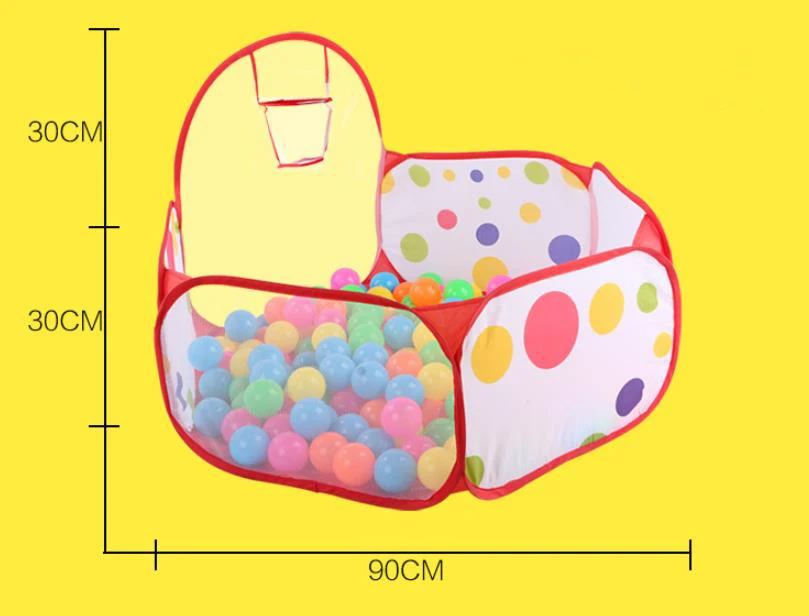 Крытый океан мяч стрельба бассейн открытый складной портативный игровой забор ребенок стрельба игровой дом детские игрушки - Цвет: 90cm