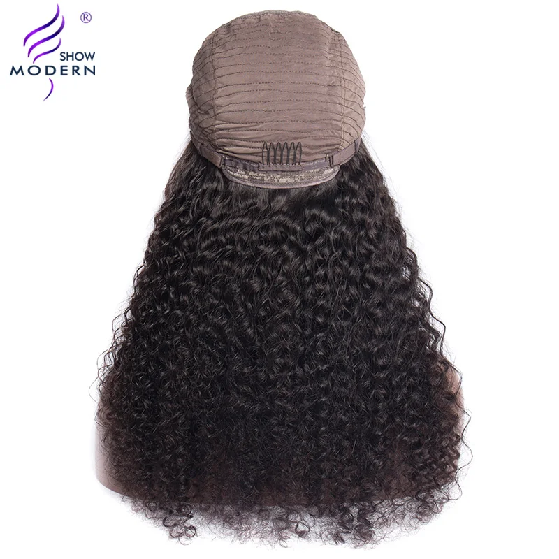 Curly Lace Closure Human Hair Wigs 4*4 Lace Closure Wig Brazilian High Radio Remy Human Hair Wig Pre Plucked Modern Show