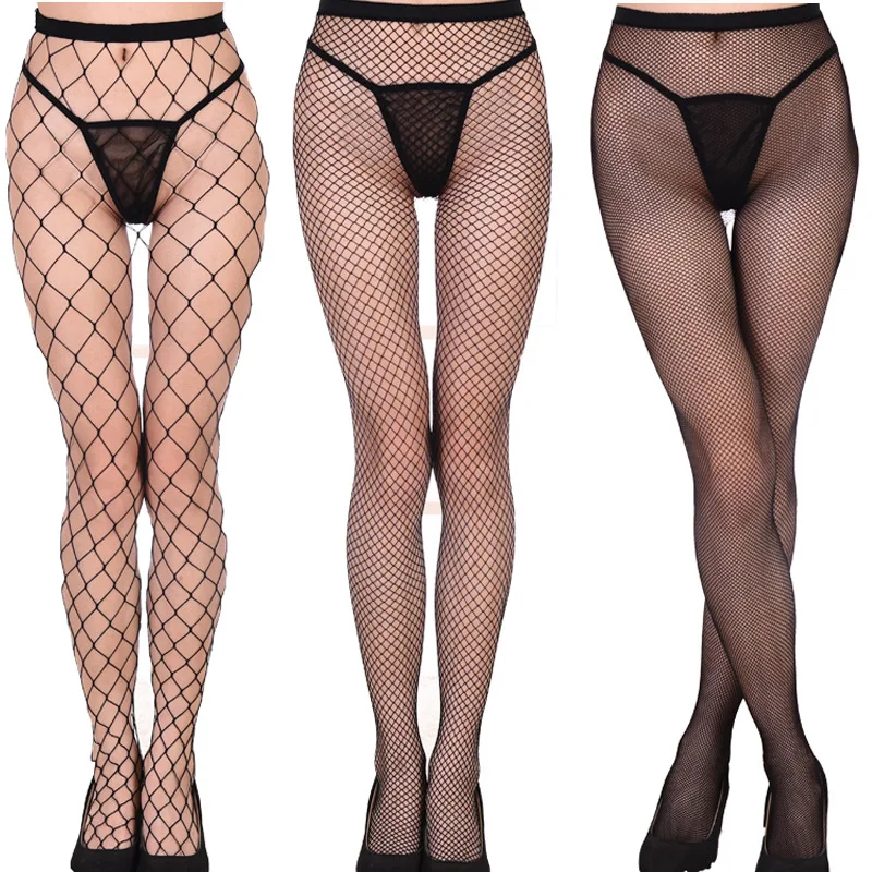 

2017 Hot Selling Women's Long Sexy Fishnet Stockings Fish Net Pantyhose Mesh Stockings Lingerie Skin Thigh High Stocking