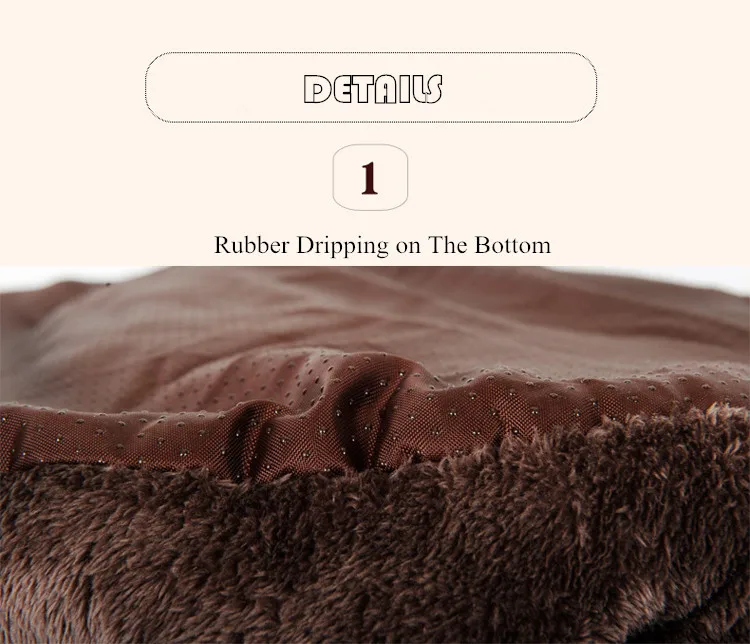 Washable Thermal Fleece Cat Sleeping Bag PP Cotton Padding Soft Pet Beds Security Sense for Pets 2 Colors (14)