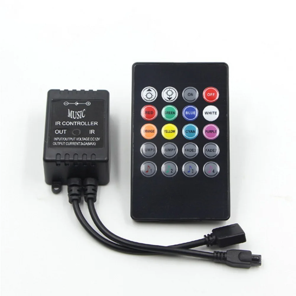 12 В 20 ключей домашний звук многофункциональный для RGB свет аудио светодиодный