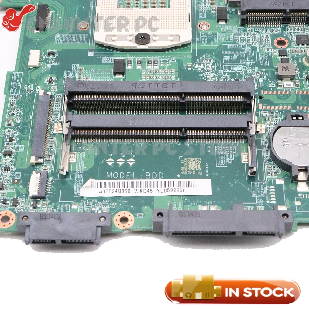 NOKOTION для Toshiba Qosmio X70 X75 X75-A7170 Материнская плата ноутбука DA0BDDMB8H0 A000240360 основная плата 17,3 дюймов с графическим слотом